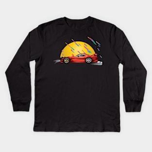 Racing Car Kids Long Sleeve T-Shirt